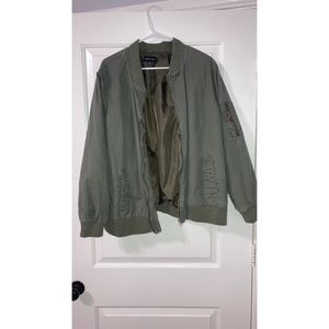 Olive green jacket 🫒